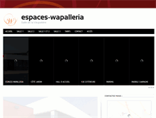 Tablet Screenshot of espaces-wapalleria.fr
